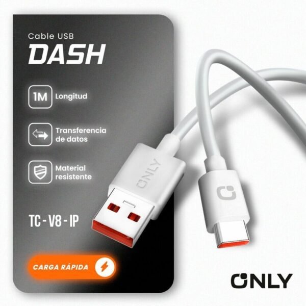 Cable USB Iphone Lightning 3.1amp 1M