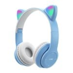 Auricular Bluetooth Gatito Con Luz