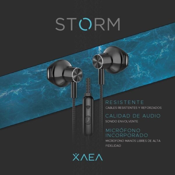 Auricular Metálico Xaea Storm
