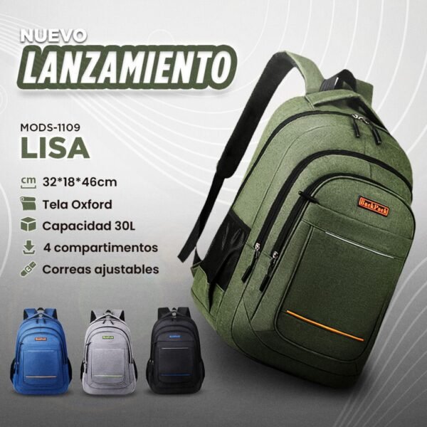 Mochila Lisa Mod-1109 Verde