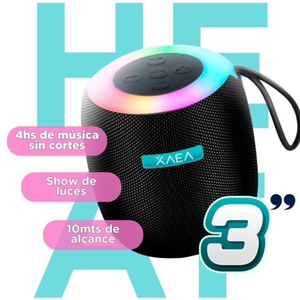 Mini Parlante Portátil Bluetooth Heat