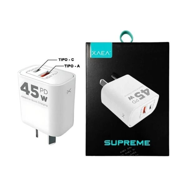 Cargador Hyper 55W - USB + USB C Carga Super Rápida - Xaea