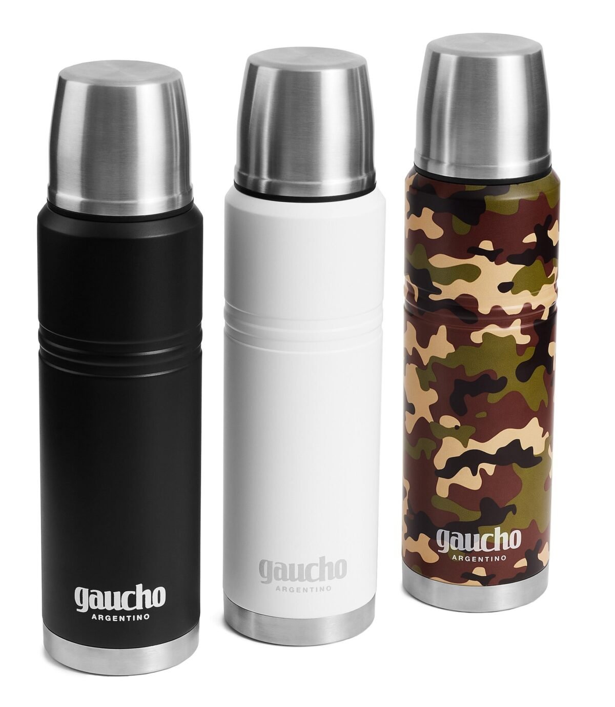 Termo Bala 1L - Gaucho Argentino - Rosca Interna - Camuflado - Imagen 2
