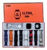 Reloj Smartwatch Ultra Y20 + 8 mallas + Protector - Imagen 2