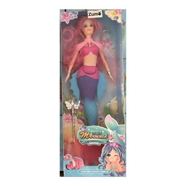 Muñeca Sirena Mermaid HS-385-7 – ZUMO – ROSA