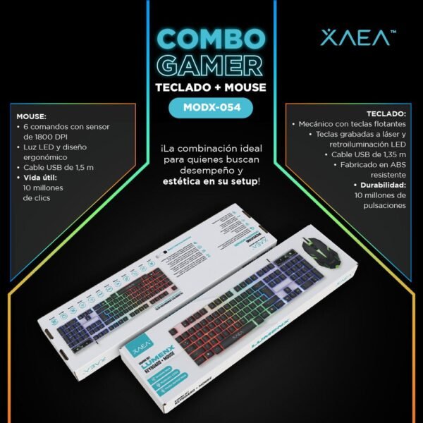 Combo Gamer MODX-054 – XAEA