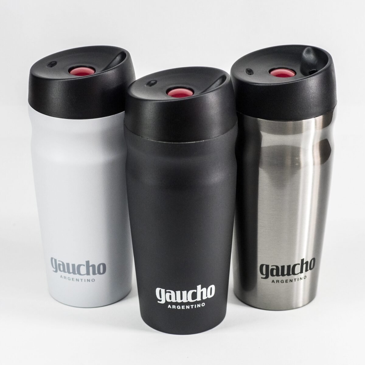 Vaso Térmico Gaucho Argentino 400cc - Gris - Imagen 3