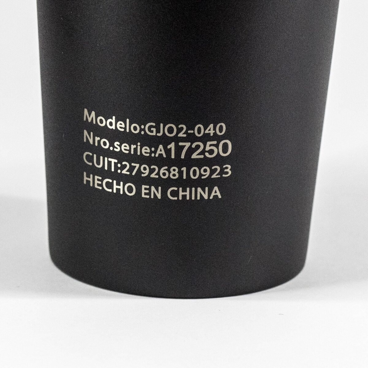 Vaso Térmico Gaucho Argentino 400cc - Negro - Imagen 4