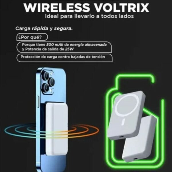 Batería Portátil con Magsafe 25w 500mah - Xaea Voltrix