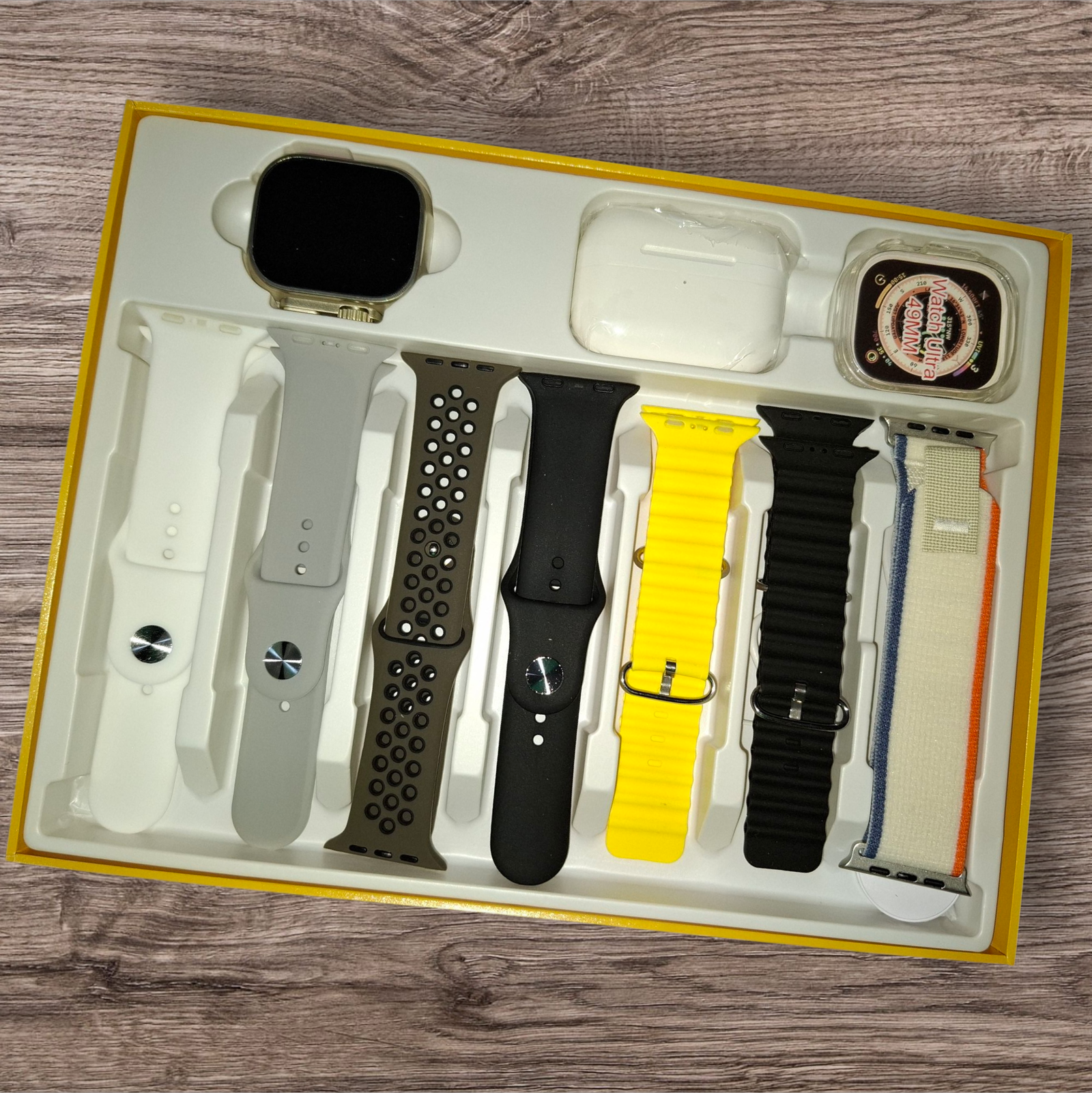 2025/11/1000332535.png Reloj Smartwatch Ultra Big 2.0 + Auri BT + Protector - Imagen 1