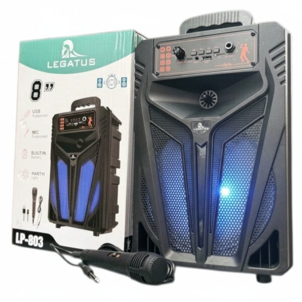 Parlante 8" Portátil Bluetooth Legatus