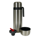 Termo Uruguayo 1 L Media Manija Gris Pico Matero - Imagen 4