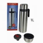 Termo Uruguayo 1 L Media Manija Gris Pico Matero - Imagen 3