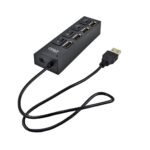 Adaptador Hub Usb 4 Puertos Negro - Imagen 4
