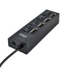 Adaptador Hub Usb 4 Puertos Negro - Imagen 3