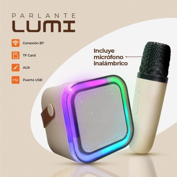 Parlante 3 Con Mic Mini Mods 901 Lumi