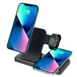 Estacion De Carga Inalambrica 3 En 1 Zentra Ht514 Modx 000h Negro