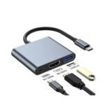 Hub Adaptador C Usb Hdmi C Cable Tipo C Modv 0013 Plateado - Imagen 5