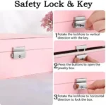 Joyero Acrílico 3 Pisos c/ Llave1026 - Imagen 4