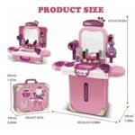 Set Tocador y Accesorios Infantil 3 en 1 - Imagen 3