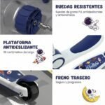 Monopatín con Asiento y Luz - Naranja - Imagen 3