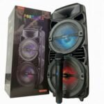 Torre Parlante 8"X2 Portátil Bluetooth Kbroad GTS-2411 - Imagen 2