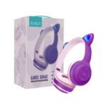 Auricular Bluetooth Gatito XAEA - Violeta