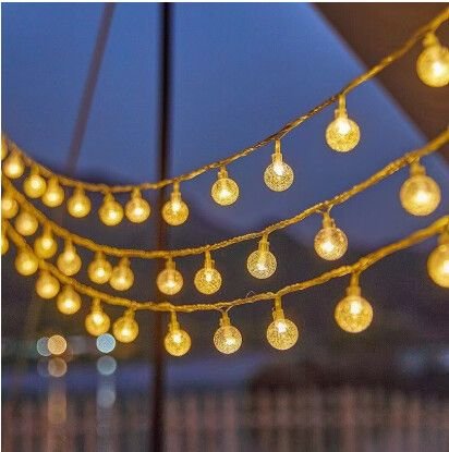 Guirnalda Navideña Burbujas USB Cálida 3M