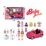 Set Muñequita Auto con Accesorios - Rosa - Imagen 2