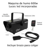 Maquina De Humo 600w C/ Control Inhalambrico Om-600 - Imagen 4