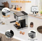 Cafetera Om Para Espresso Capsulas Maquina Espumadora - Imagen 4