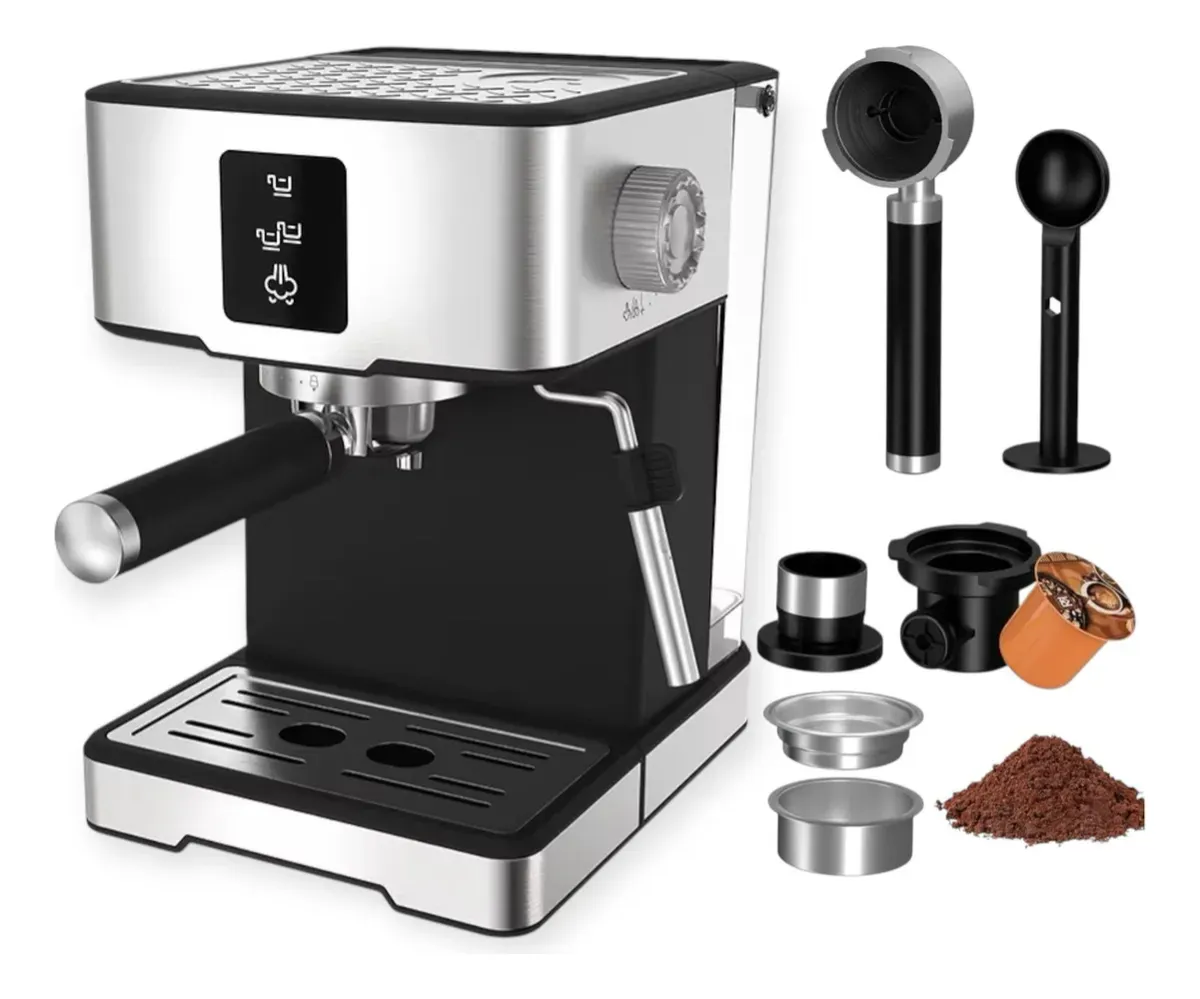 D_NQ_NP_2X_933929-MLA87454173818_072025-F Cafetera Om Para Espresso Capsulas Maquina Espumadora - Imagen 1